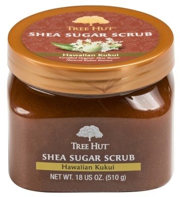 Tree Hut Sugar Body Scrub 18oz Hawaiian Kukui Shea (2 Pack)