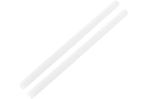 QUARKZMAN ABS plaststång rund stav massiv 10 mm x 200 mm vit för gör-det-själv-modellmaterial, arkitektonisk modelltillverkni
