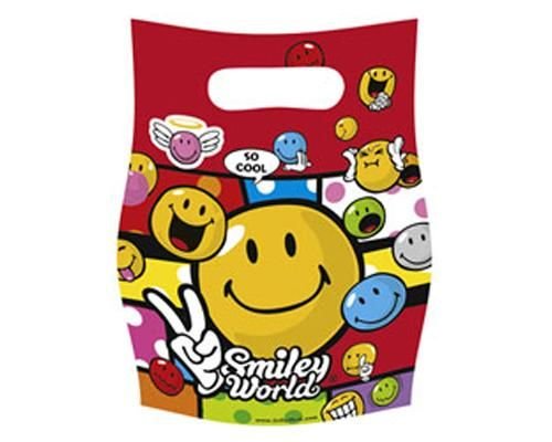 Amscan Partytüte Smileys 6 Stück