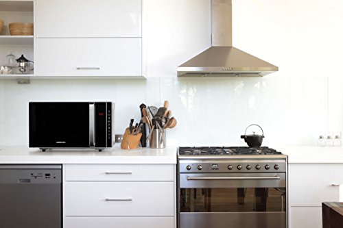 MEDION MD 17495 3-in-1 Mikrowelle, mit Grill und Heißluft Funktion, 800 Watt Mikrowellenleistung, 1200 Watt Obergrillleistung, 23 Liter, silber - 5