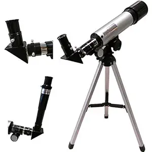 MICRONE Land and Sky 90x Zoom Refractor 360/50mm Monocular Space Astronomical Telescope Refractor Scope with Tripod