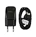HTC MOBILE CHARGER New 1.5 Amp HTC Charger With USB Data Cable - For Htc Desire 820 820G+ 526G+ 816 826 620G 626G 526G 501 - Black RS.349.00