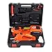 Produktbild 12V DC 5.0T (11000Lb) Elektrische Hydraulische Boden Jack Und Reifen Inflator Pumpe Und LED Taschenlampe 3 In 1 Set Mit Elektro Schlagschrauber Auto Repair Tool Kit,Orange