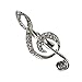 Produktbild Republe Mode Brosche Strass Music Note Pin-Broschen Schmuck Geschenk
