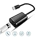 Produktbild Dual Lightning Adapter Splitter, Kopfhörer Audio und Lightning Adapter Ladekabel mit Dual-Blitz-Ports für iPhone 7/7 Plus/8/8 Plus/X und iOS 10.3 oder später … (Schwarz)