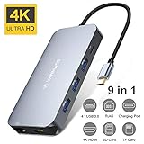 🎅【4K HDMI & Fast Charge】 Der Adapter unterstützt HDMI @ 4K 30HZ / 1080P @ 60FPS. Somit kann klare Auflösung über Monitor, Beamer oder auf einem großen Bildschirm übermittelt. Neben dem SD Leser ist ein Fast Charge USB Port intergriert, dadurch schnelle Ladung bis auf 5 V 2A erreicht.
