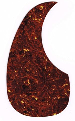 (MADE IN JAPAN) Tortoise Pickguard Left for acoustic guitar 18.3cm