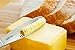 Produktbild ButterUp Buttermesser für Butterliebhaber - Das Must Have fürs Frühstück - Satiniert mit praktischer Butterreibe / Löcher für harte Butter Edelstahl - 1 Stück