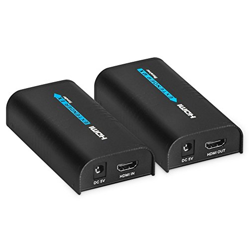 HDMI Extender, Matcis HDMI Signal Extender über CAT 5e/6 UTP/STP Ethernet Netzwerk Kabel bis zu 120m (120m/394ft, Sender + Receiver) - 2