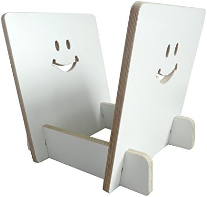 Record Storage Rack wood smiley LP 12" inch vinyl album flip display holder ply