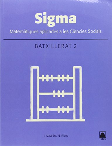 Sigma matemàtiques 2 batxillerat humanitats i ciències socials