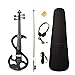 Produktbild WENZBAWX Full Size 4/4 Massivholz Elektro Silent Violine Geige Massivholz Griffbrett Heringe