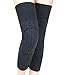 Produktbild Verdicken Unisex atmungsaktive elastische Wolle Kaschmir Knie Warmers Knie Brace Support Knieschoner zu verlängern, denn Frauen Männer bei kaltem Wetter Warm halten (Dunkelgrau)