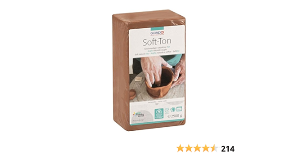 Glorex Soft Ton Terracotta 2500 G Indurente All Aria O Al Calore Argilla Terracotta 2 500 G Amazon It Giochi E Giocattoli