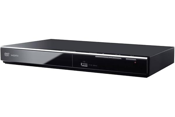 Panasonic Lecteur DVD HD DVD-S700EG-K I Conversion Full HD Compatible Xvid Lecture Mutli formats Port USB Etanche à la poussière Design compact noir - Version Française