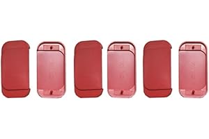 MBS-FIRE - BRANDSCHUTZFACHHANDEL 6x Ersatz Oberplatten mit Sollbruchstelle Typ K/E rot zur Fluchttürhaube GFS