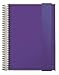 Produktbild Semikolon Mucho Spiral-Notizbuch mit 3 Liniaturen in plum (lila) | 110 linierte Seiten , 110 karierte Seiten, 110 blanko Seiten | Perfekt als Organizer oder Sketch-Book mit gummiband-Verschluss und Folientaschen | Format: 15,7 x 21,7 cm