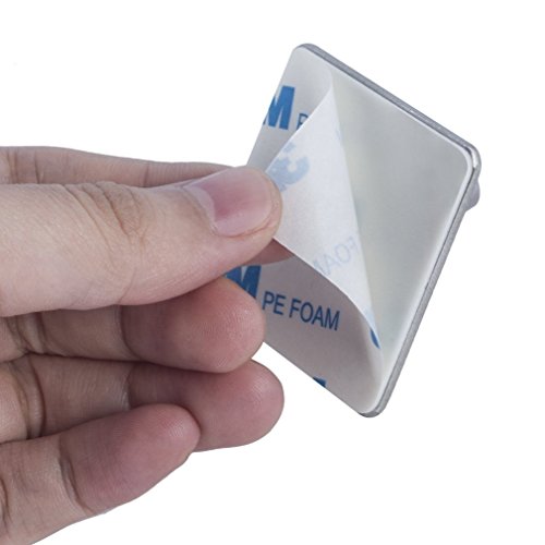 OUTOWIN 4er-Set Selbstklebend Wandhaken Handtuchhaken, aus hochwertigem Edelstahl - 3
