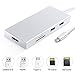 Produktbild USB C Hub (8-in-1)Dootoper Type C Hub mit 2 USB 3.0 Ports & 1 USB 2.0 Port, 4K HDMI Port, SD-Kartenleser, Micro SDHC und USB C Ladeanschluss von ELEPOWSTAR, für Geräte mit USB Typ C wie MacBook Air, MacBook Pro, Mac Mini, Google Chromebook