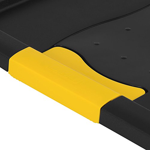 30 Liter Kunststoff Box Aufbewahrungsbox + Deckel schwarz Archivbox Multibox Drehstapelbox - 8