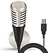 Produktbild MIKE-ZY PC/Phone Kondensatormikrofon, USB-Jack-Stecker Und Spiel, Professionelles Mikrofon Für PC, Laptop, Mobiles Gerät, Ipad, MAC, Windows, Für Die Aufnahme, Podcast, Live-Chat, YouTube