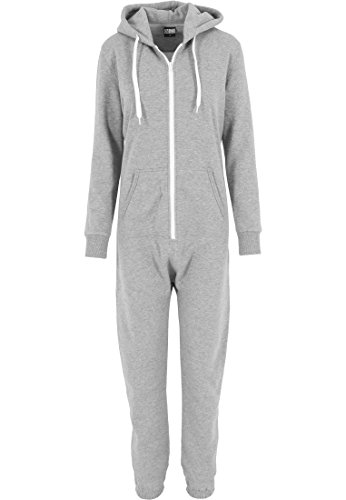 Preisvergleich Produktbild Urban Classics Damen Overall Jumpsuit Sweat Large Gry / Wht