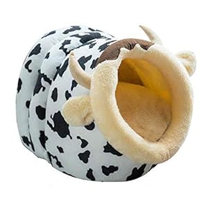 leegoal Casa para Gatos Interior, Cama para Gatos/Perros Pequeños/Animal Doméstico, Diseño de Forma de Animal, Lavable y Cálida Igloo Cueva para Mascotas en Invierno (Pequeño, Mediano, Grande)