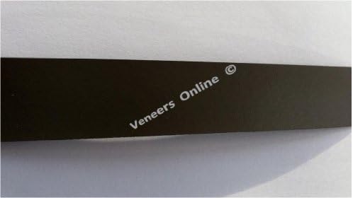 Black Smooth 48mm Iron-on Melamine Edging Veneers Online: 50 Metres,