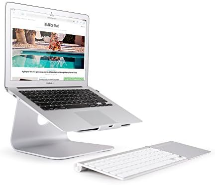 Macbook Stand, Beterry Premium Aluminum Cooling Notebook Stand for Apple Macbook Air and All notebooks,Silver