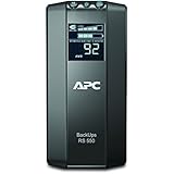APC Power-Saving Back-UPS PRO - Uninterruptible Power Supply 550VA, - BR550GI - AVR, 6 Outlets IEC-C13, USB, Shutdown Software
