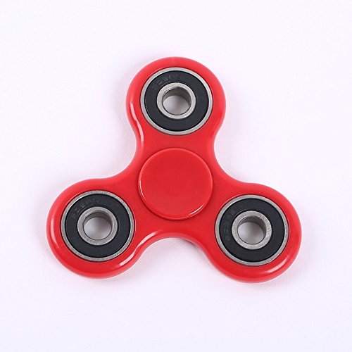 Philna12 Creative Hybrid Ceramic Bearing Fidget Anxiety and Stress Relieves Spinner(Red)