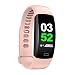Produktbild Ho Clock F64HR Farbe Bildschirm Smart Watch Herz Blutdruck Blutsauerstoffsättigung Überwachung Armband Schlaf Überwachung Smart Bluetooth Armband,Pink