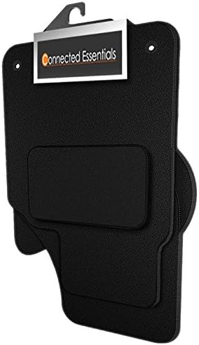 Fully Tailored Car Mats, Premium, Set of 4, Black by Connected Essentials, 5008175