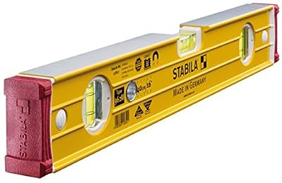 Stabila MPTYPE962M Niveau à Bulle Type 96-2 M, Jaune, 40cm