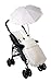 Clair de Lune Broderie Anglaise Pushchair Footmuff (Cream)