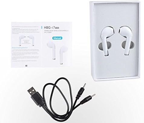 In-Ear Bluetooth AirPods I7 -Premium Sound- Wireless Bluetooth Sport Headphones Earphone, Bluetooth 4.1 (A pair of headset-white)
