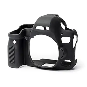 EasyCover Silicone Case for Canon 6D MARK II with LCD Protect Film (Black)