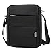 Produktbild BAAFG 10 6 Zoll Tablet Crossbody Tasche Schulter Handtasche Multi Tasche Nylon Geldbörse Outdoor Business Wasserdichte Tasche,Black-OneSize