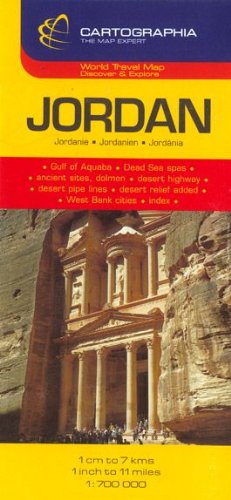 Carte Cartographia Jordanie livre