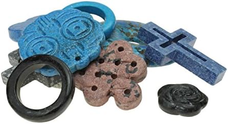 Bead House Assorted Gemstone Pendants Mix Box 200g