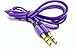 Price comparison product image iPro Accessories Samsung Galaxy S9/S9 Plus/S8/S8 Plus Aux Cable, 3.5mm Premium Auxiliary Audio Cable (1. Meter) Aux Cable for Galaxy S9/S9 Plus/S8/S8 Plus Aux Cable, [Auxiliary Cable] (Audio Cable) (Purple)