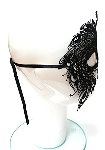 Venezianische Maske Maskerade Spitze Schwarz Mitternacht Erotikmaske Ball Ballmaske Princess Maske Casual Dating - 4