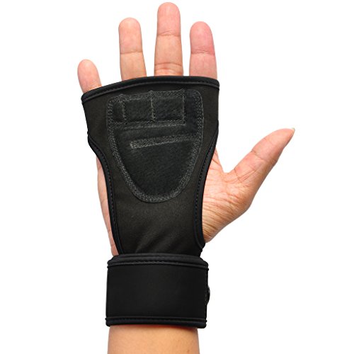SEEU Herren Trainingshandschuhe mit Handgelenkbandage für Bodybuilding, Crossfit, Krafttraining, 5 Farben, Gr. S bis L - 3