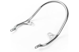 HARDREV Z900RS Beifahrergriffe Tandem-Haltegriff für Lange Heckverkleidung für Kawasaki Z900 RS SE Café hinten Beifahrersitz Gepäckträger Z900RS Zubehör 2018 2019 2020 2021 2022 2023 (Chrome)