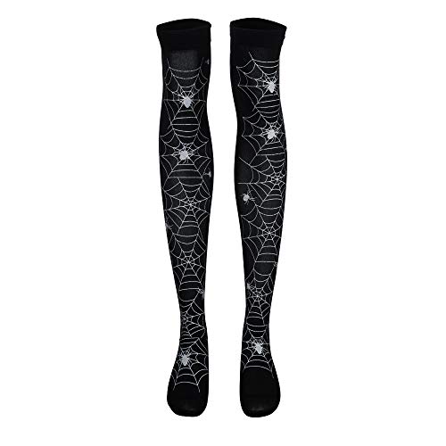 XINJIA Medias Altas hasta la Rodilla para Mujer, Medias de...