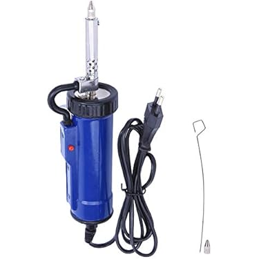 Kit Pompa Dissaldante Siquk - 7 Pezzi Con Stoppino Per Rimuovere Saldatura Da Circuiti - Foto 4