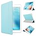 Price comparison product image iHarbort Apple iPad Pro 9.7 Case - Multi-Angles Smart Cover Holder Stand Leather Case for Apple iPad Pro 9.7, With Sleep/ Wake Up Function (iPad Pro 9.7, Light Blue)