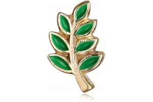 BOBIJOO Jewelry - Pino Rama de Acacia masón, Oro Verde