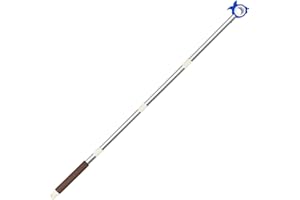 KUNXING Tubo di prolunga con gancio per finestre da tetto, Asta per Finestre da Tetto 110cm con Gancio Ergonomico, Estensione in Acciaio Inox per Apri Finestre e Tende Oscuranti, Compatibile con Roto