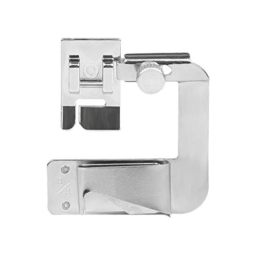 ONEVER Zink Legierung gerollt Hemmer Presser Fuß für Bruder Sänger Necchi Elana Janome Nähmaschine, 8pcs in 1 Satz - 5